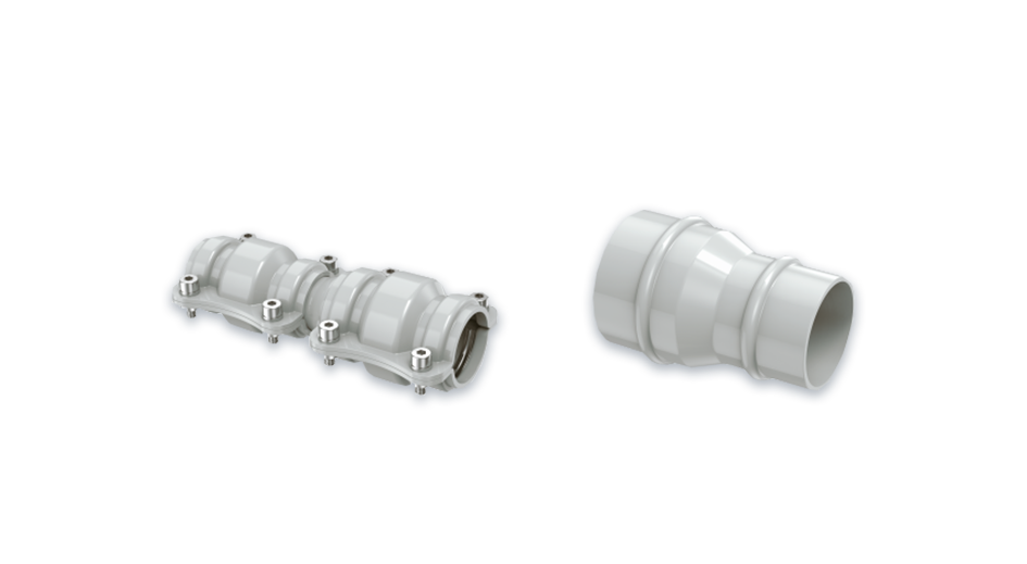 Conector reductor de tubería a tubería