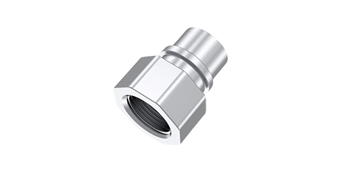 Conector hembra de acero inoxidable