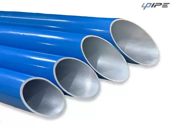 Tubo de aire comprimido de aluminio azul Tubo de aire comprimido de aluminio azul