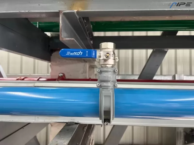 Tubo de aire comprimido de aluminio azul Tubo de aire comprimido de aluminio azul