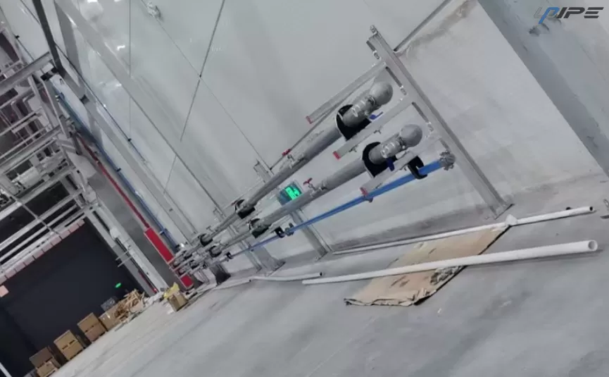 UPIPE alcanza un nuevo hito en la instalación de tuberías de aleación de aluminio: sistema completo instalado en solo 7 días