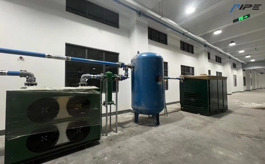 Dise&ntilde;o de instalaci&oacute;n de tuber&iacute;as de aire comprimido para suministro de aire de f&aacute;brica