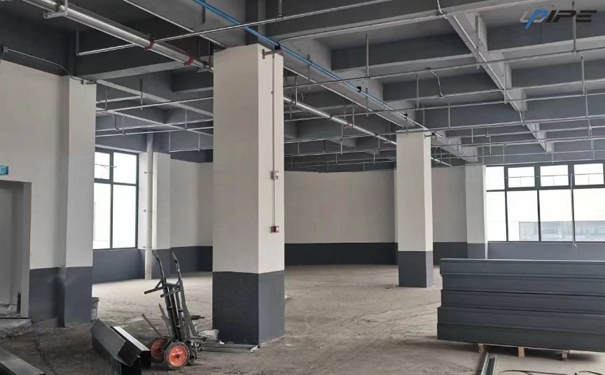 Tubo de aire comprimido de aluminio azul para transmisi&oacute;n de aire industrial con ahorro de energ&iacute;a