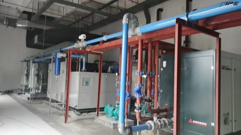 Soluciones de tuberías de aire de aluminio azul